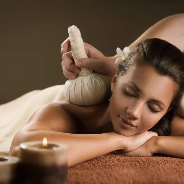 Udvarthanam  (the herbal dry powder massage)